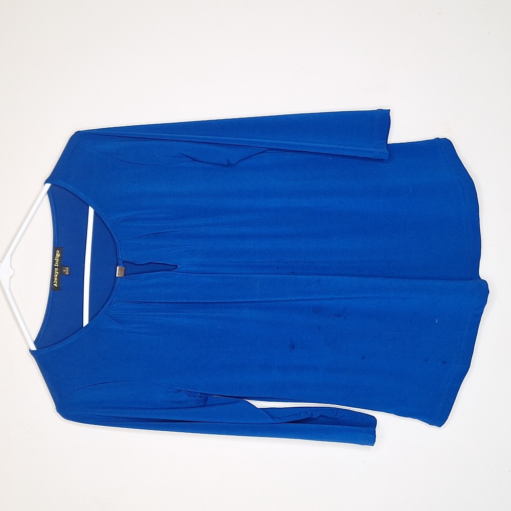 Always Indigo women Blue blouse  size S